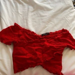 |Sold|Red Crop top